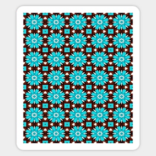 Turquoise roses Sticker